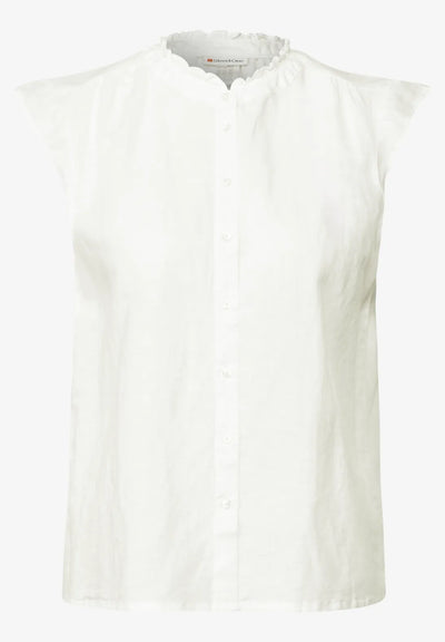 Street One blouse with ruffles