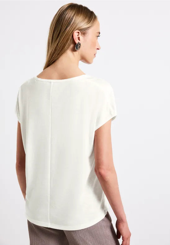 Street ONE Linen-look T-shirt