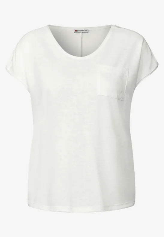Street ONE Linen-look T-shirt