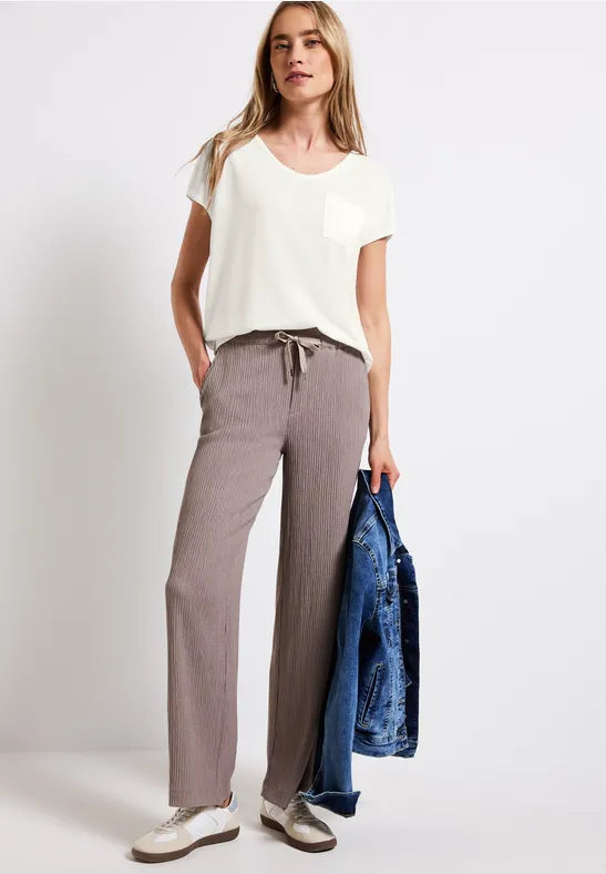 Street ONE Linen-look T-shirt