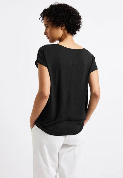 Street ONE Linen-look T-shirt