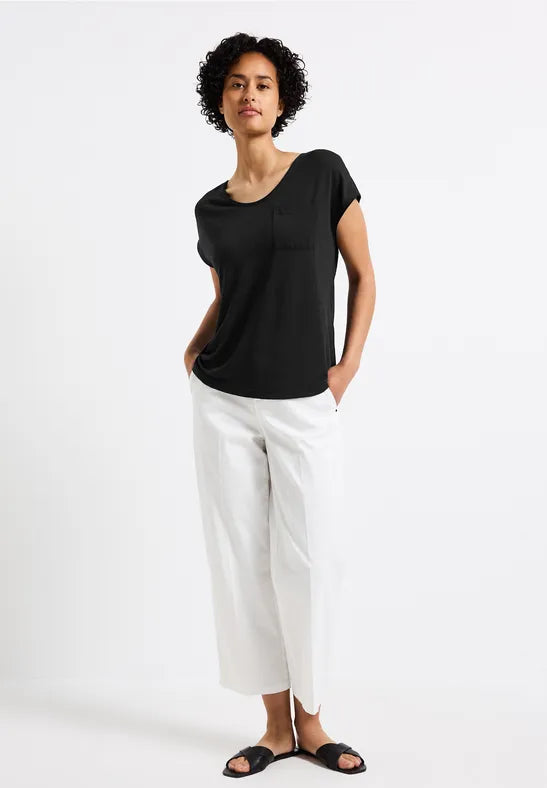 Street ONE Linen-look T-shirt