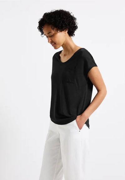 Street ONE Linen-look T-shirt