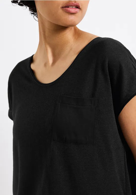 Street ONE Linen-look T-shirt
