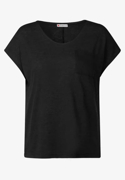 Street ONE Linen-look T-shirt