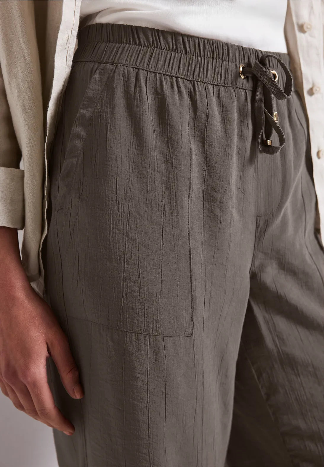 Street One Wide leg structured trousers