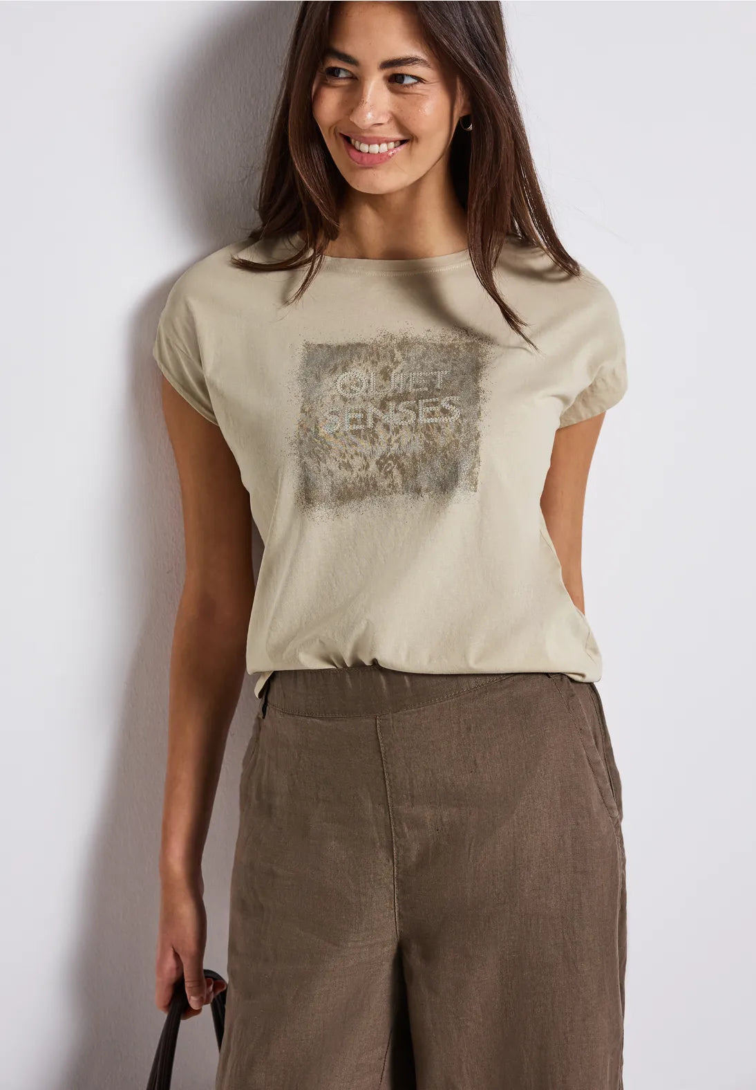Street One Washed look artwork shirt