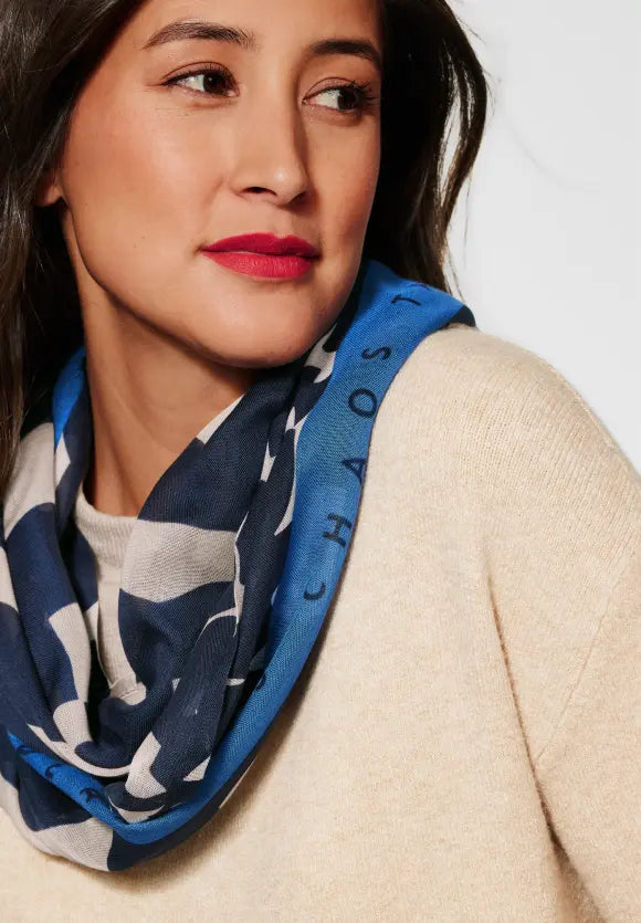 STREET ONE LOOP PRINT SCARF