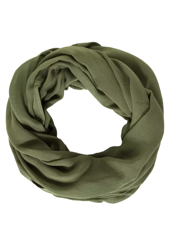 Olive green loop scarf