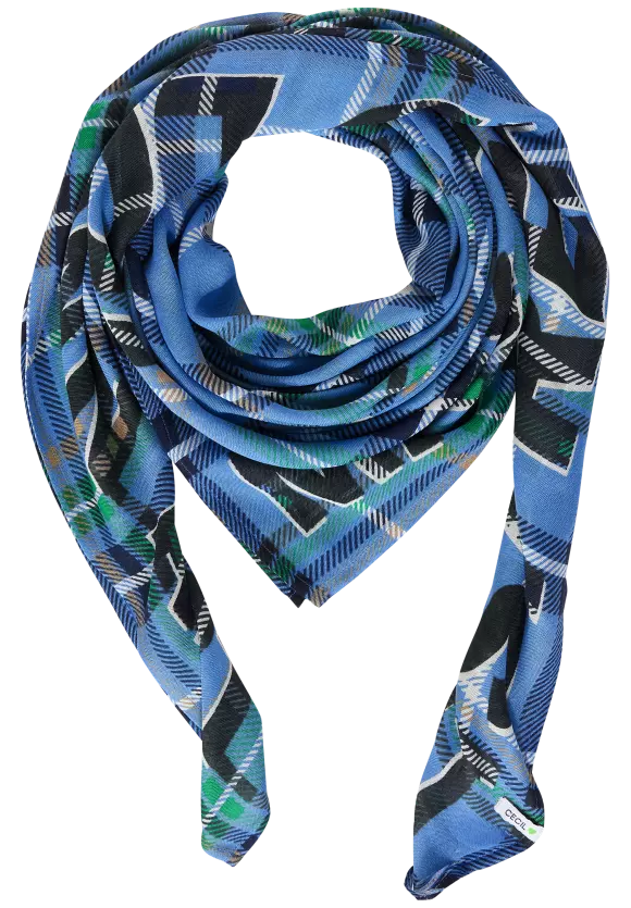 Cecil Check print scarf