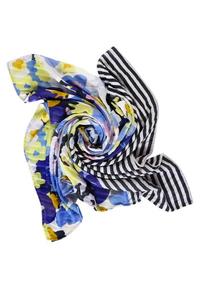 Street One Print scarf with pleats