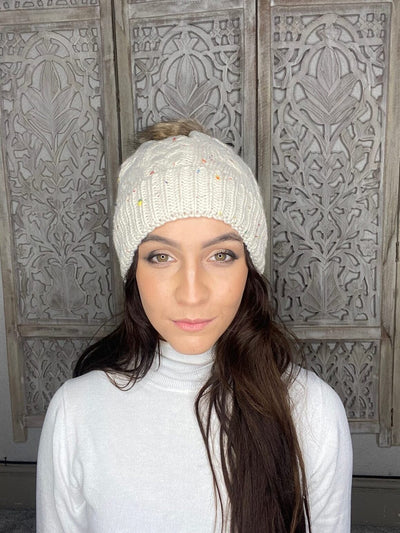 Birthday cake beanie