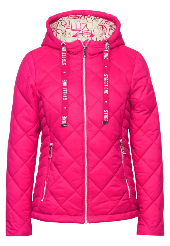 Street One Pink Lightweight quilted jacket