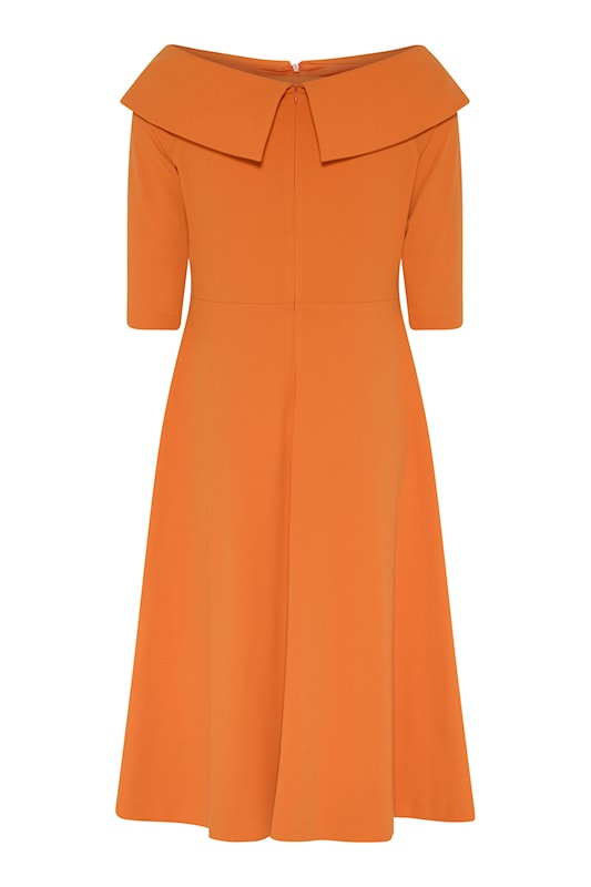 Women's Tia Midi Orange Dress