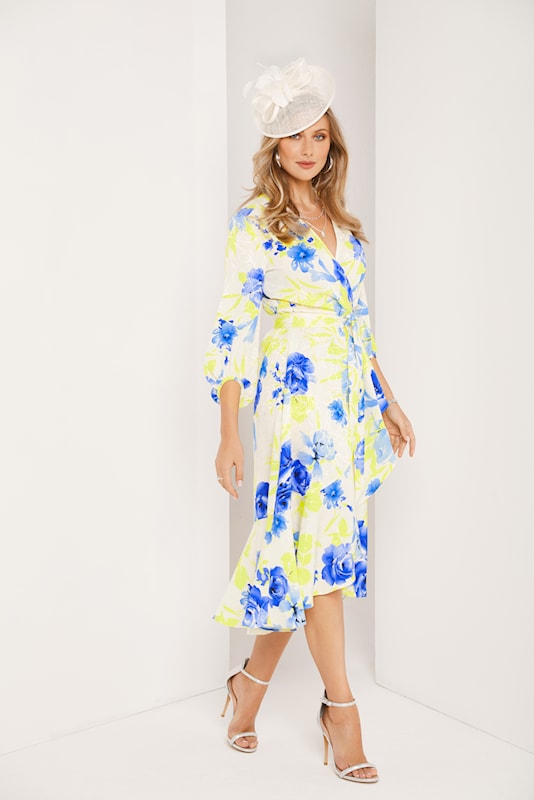 Women's Tia Flower Print Midi Dress