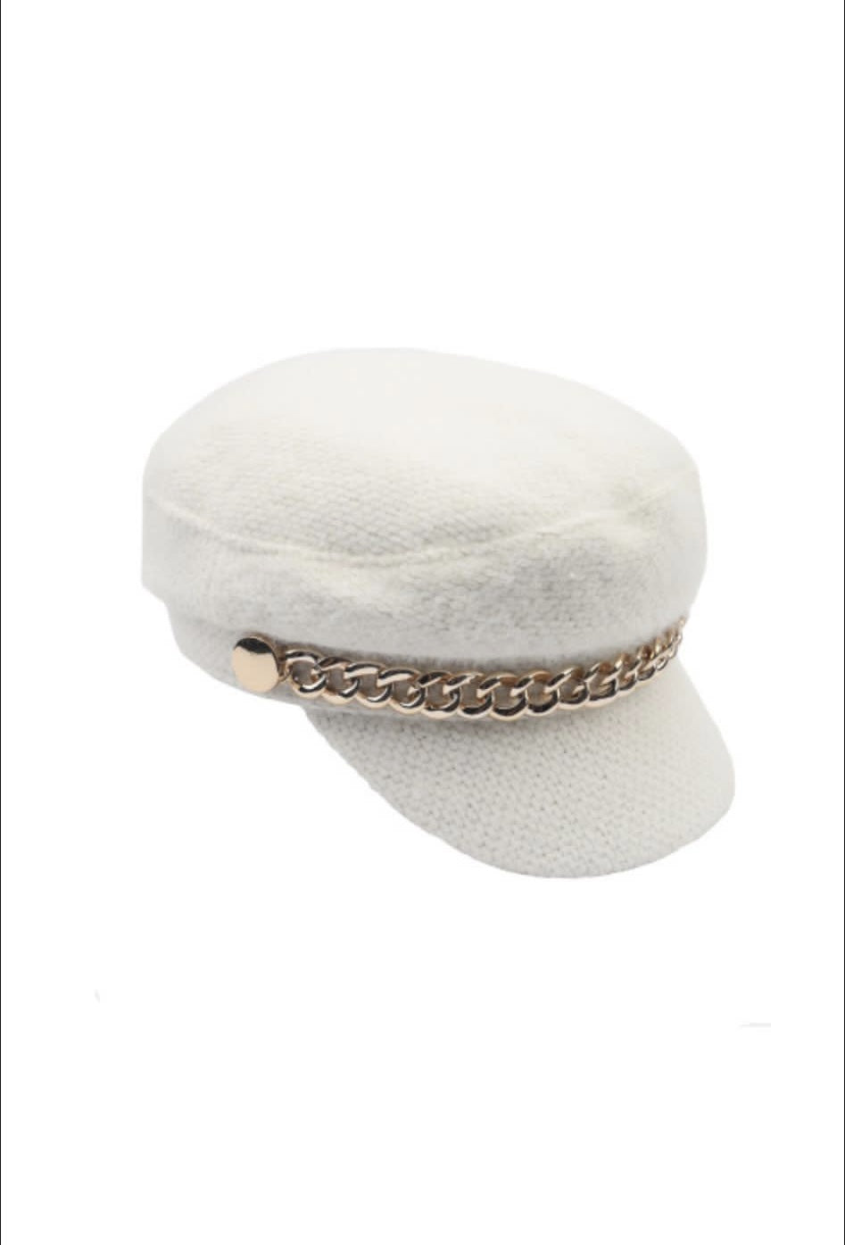 Isabella white british style hat