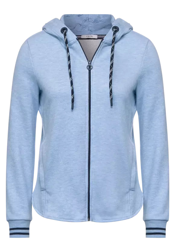 Cecil light blue hoodie